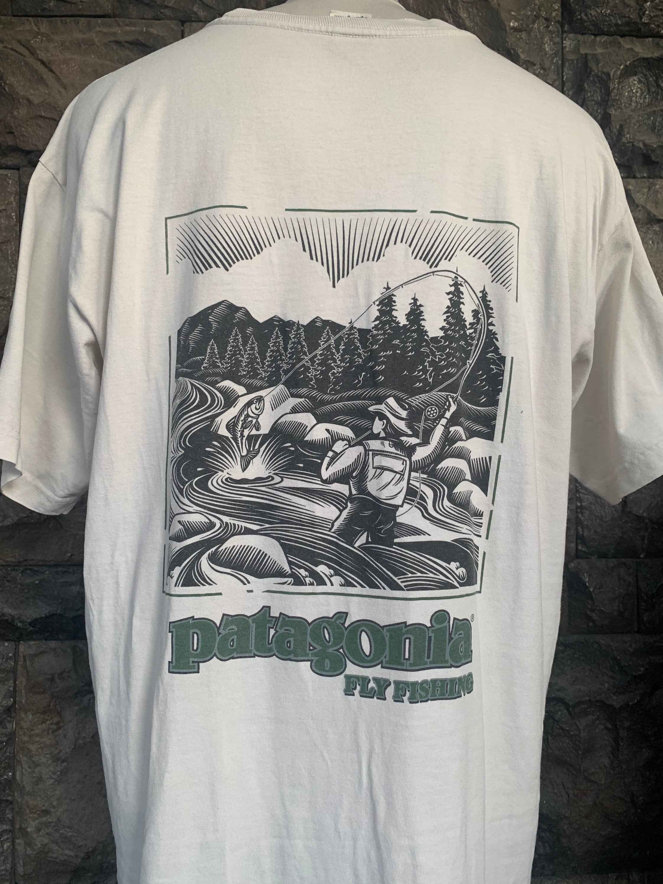 Vintage Patagonia Fly Fishing T Shirt 