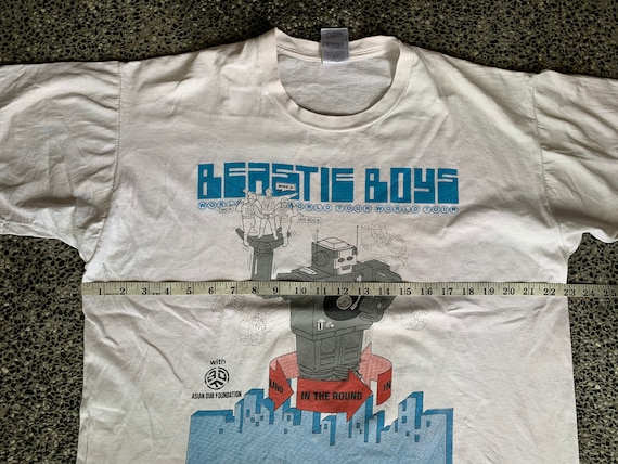 Vintage Beastie Boys Rap Rock Band Tour Tshirt - image 7