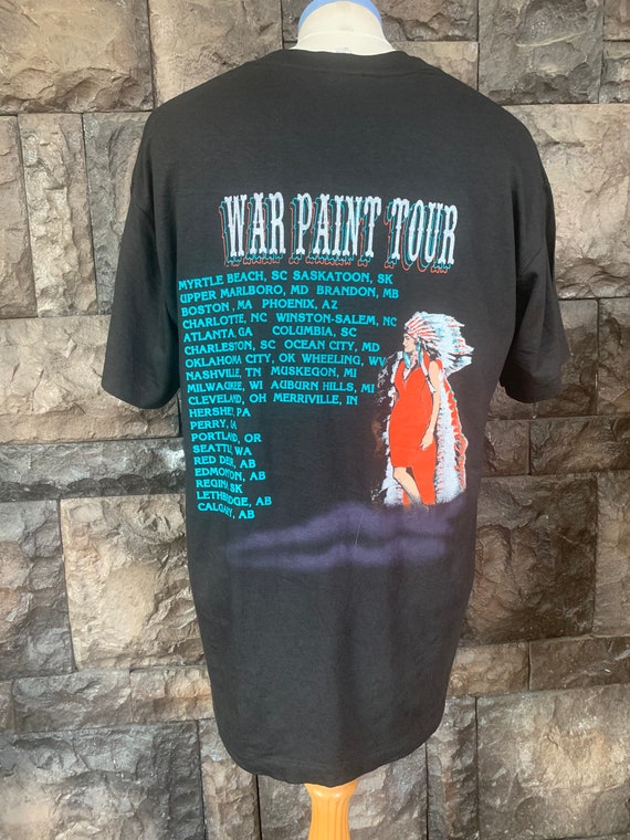 Vintage 90s Lorrie Morgan War Paint Tour t-shirt - image 6