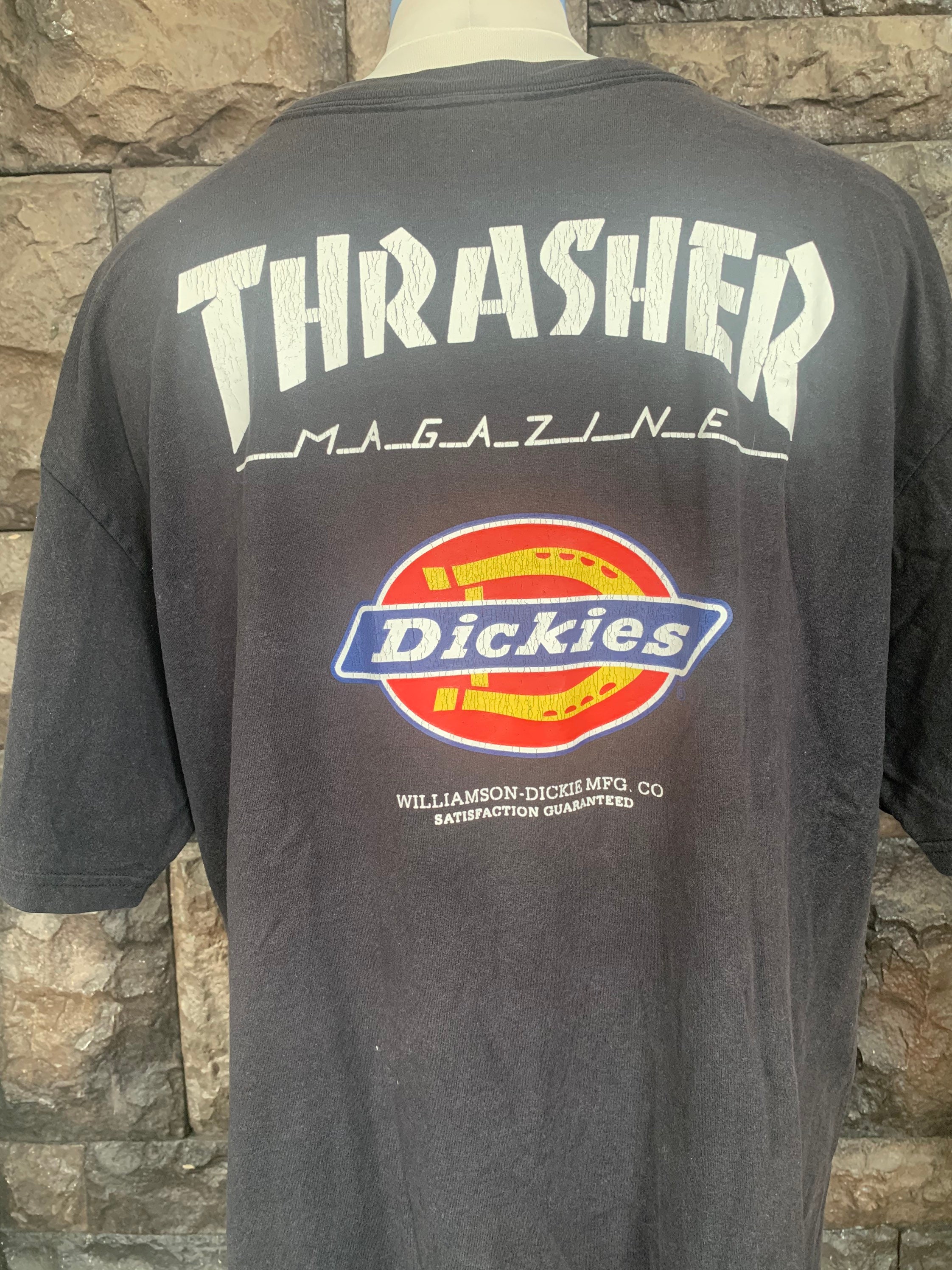 Integral Fare strimmel Dickies X Thrasher Magazine T Shirt - Etsy