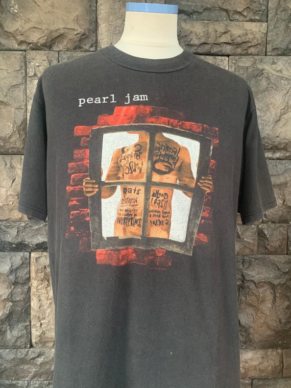 Vintage 90s Pearl Jam Window Pain Band T shirt