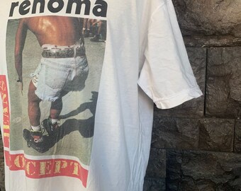 Vintage 90s Renoma up Photo Print Graphic T Shirt - Etsy
