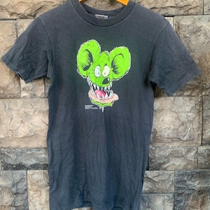 Vintage 90s Rat Fink Ed Roth Graphics T shirt