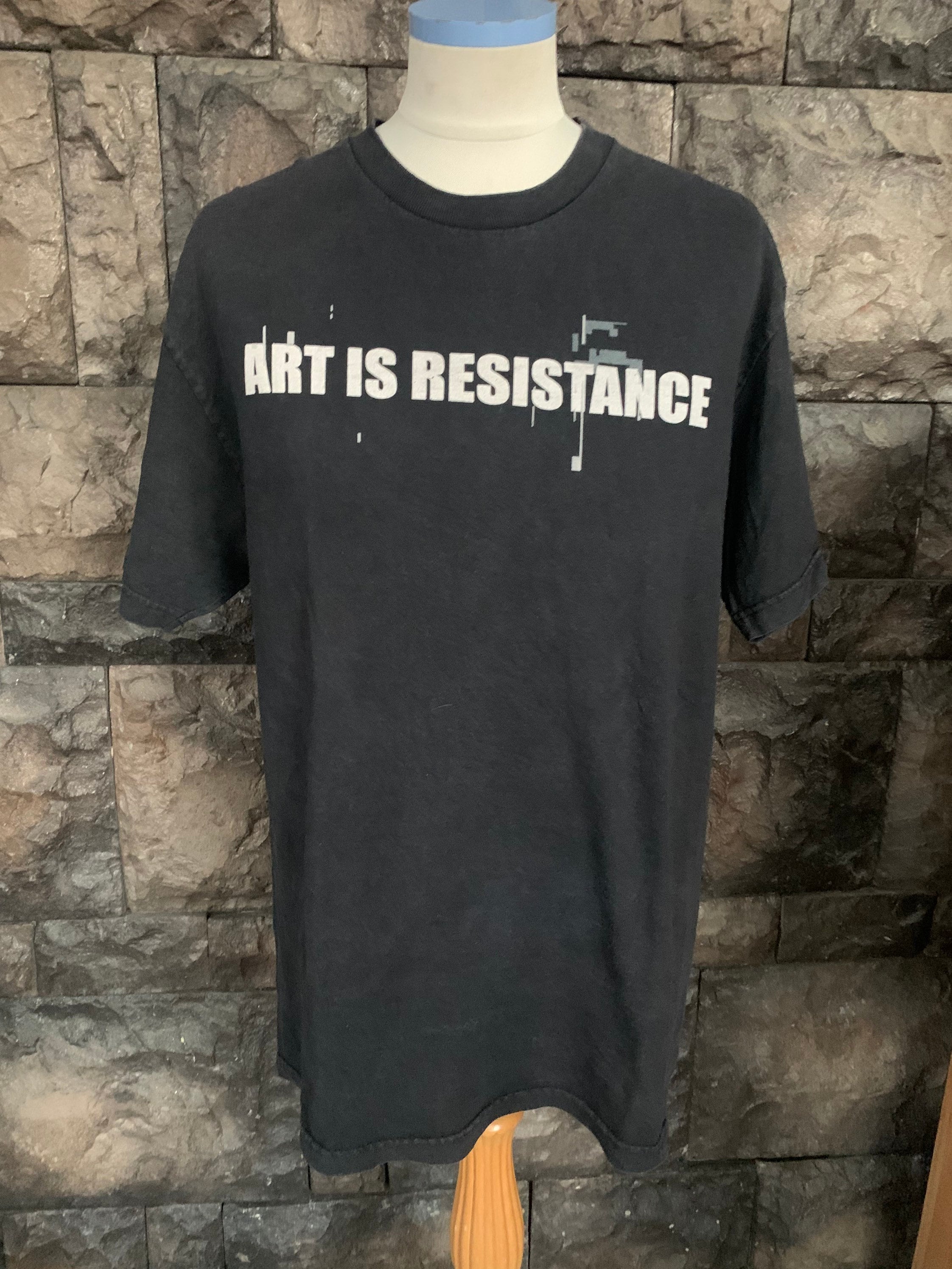 NINE INCH NAILS ART IS RESISTANCE NEW WHITE T SHIRT - Best