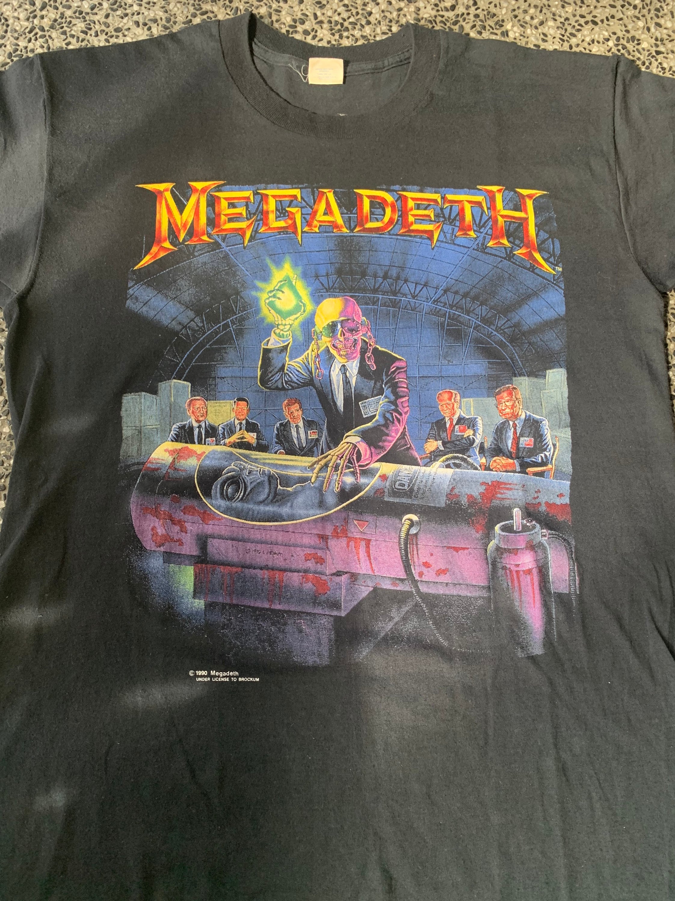 Vintage 90s Megadeath Tour Band T Shirt - Etsy