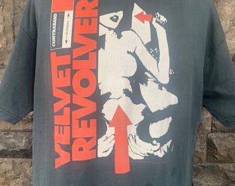 懸賞当選品 Velvet Revolver Contraband Tシャツ L Velvet Revolver T-Shirt | Contraband Logo Velvet Revolver Shirt