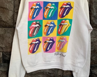 Vintage 80s Rolling Stones Under License to Brockum Sweatshirt