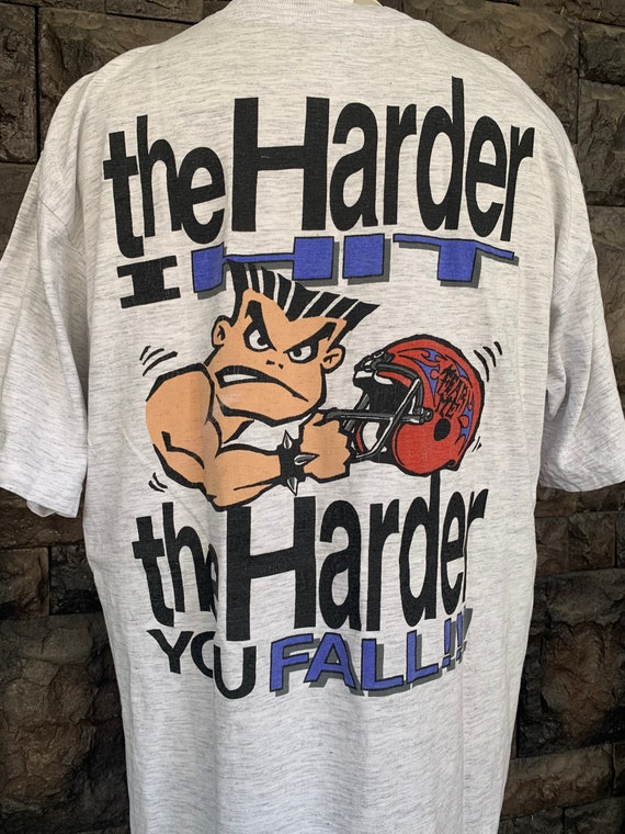 Vintage 90's Bad Boy Club the Harder I Hit T Shirt - Etsy