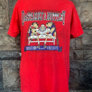 Vintage 90s Wacky Races Hanna Barbera Production T shirt
