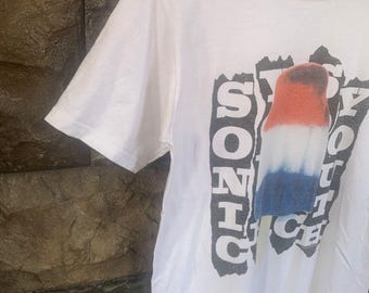 Vintage Sonic Youth Bomb Pop Ice Cream Band T Shirt - Etsy