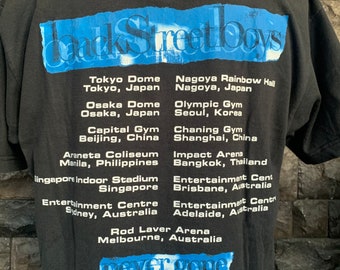 Vintage 2006 Back Street Boys Never Gone Tour T Shirt - Etsy UK