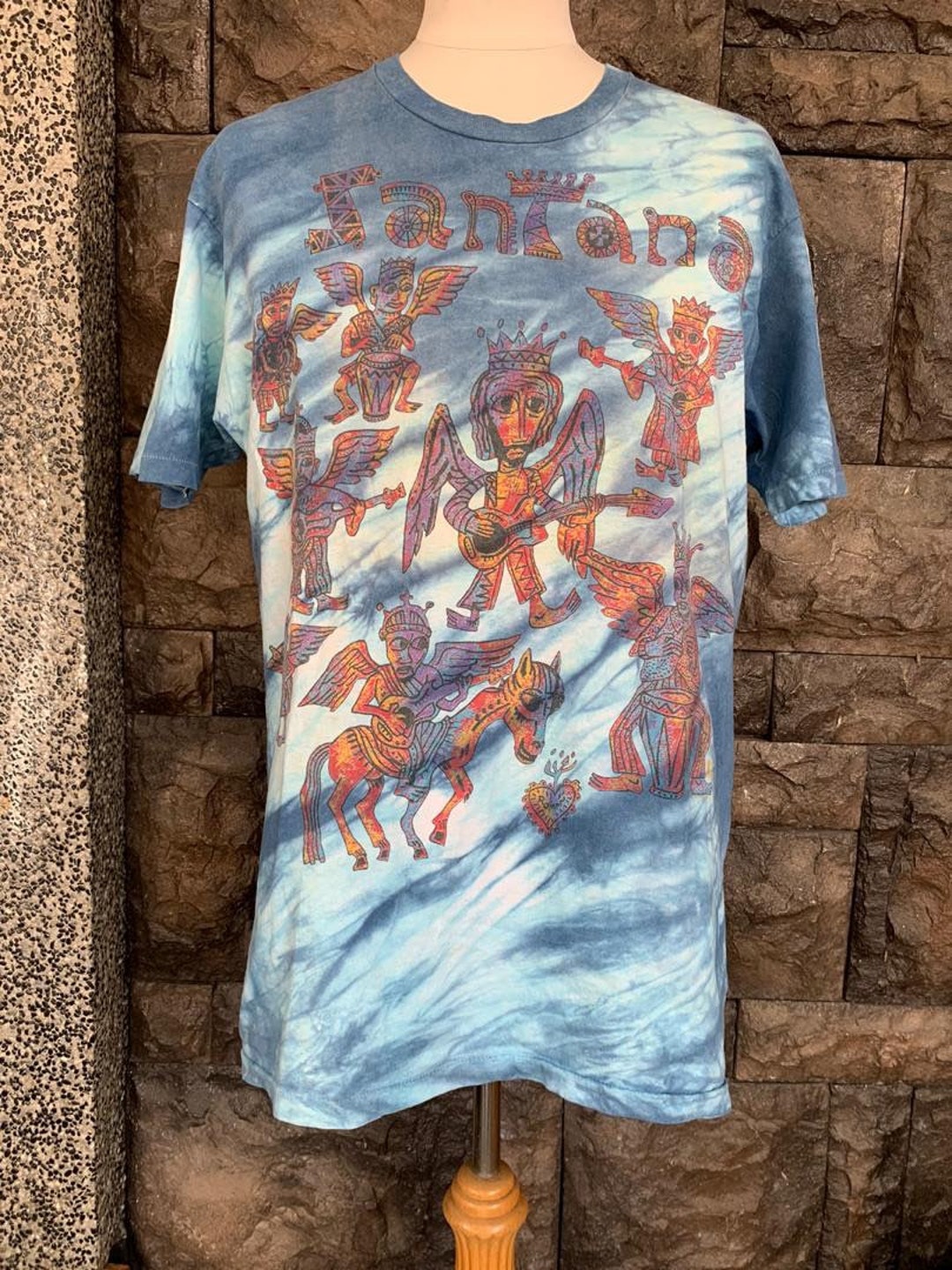 santana tie dye shirt