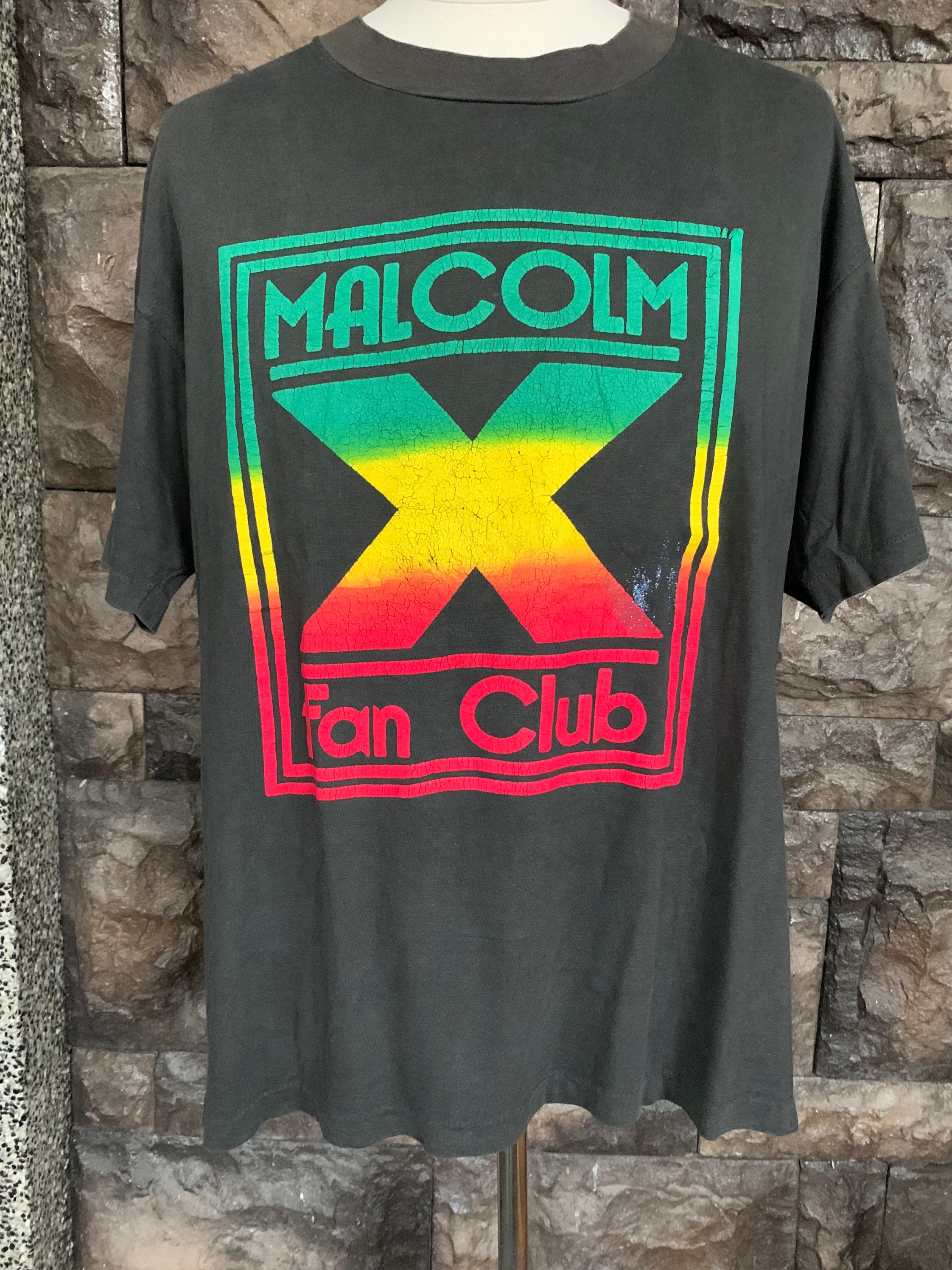 Vintage Malcom X Fan Club Tshirt Etsy