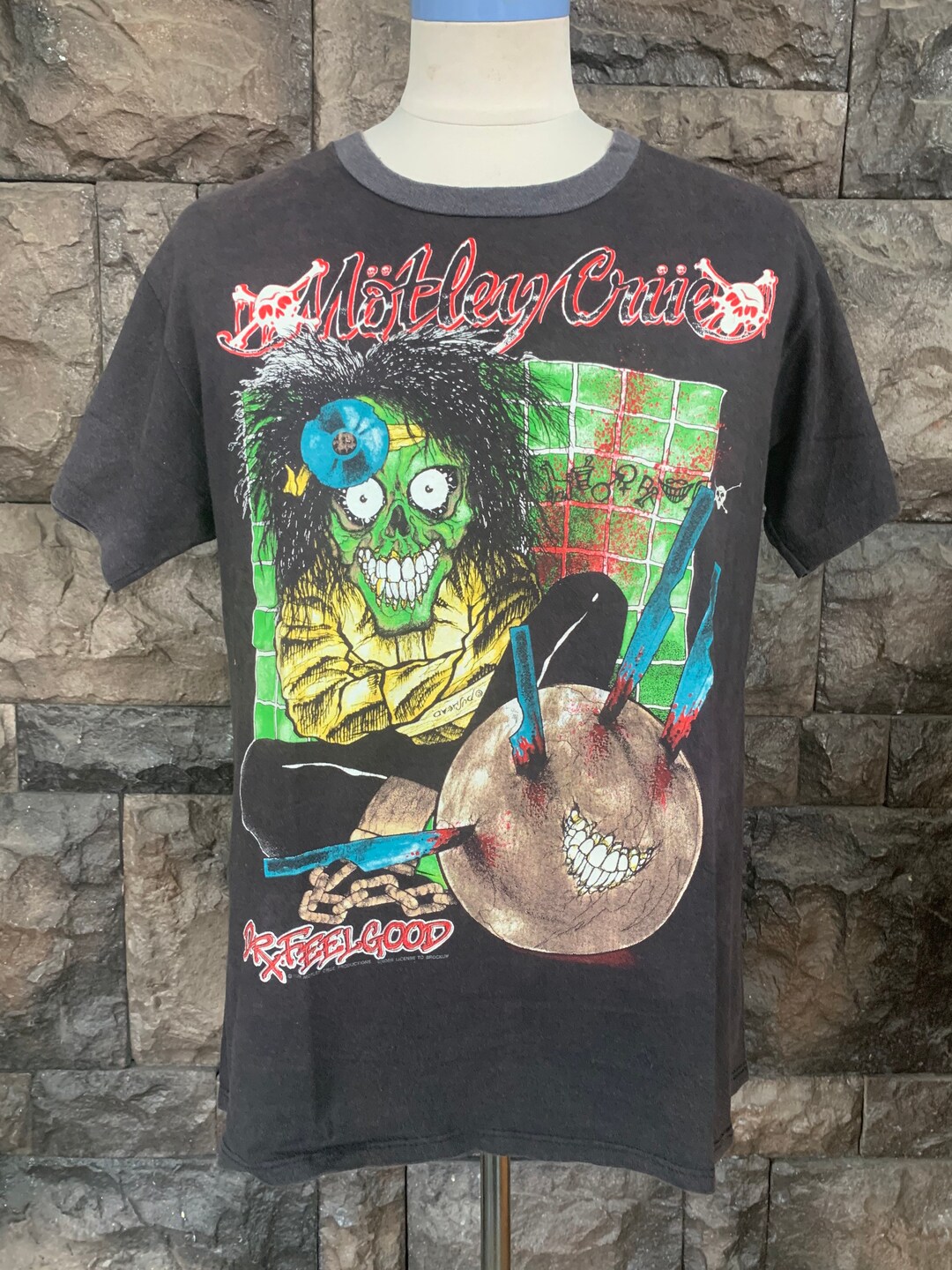 80s Mötley Crüe ヴィンテージ　バンドTシャツ　激レア 80s モトリークルー オリジナル ヴィンテージ 本物 バンド Tシャツ