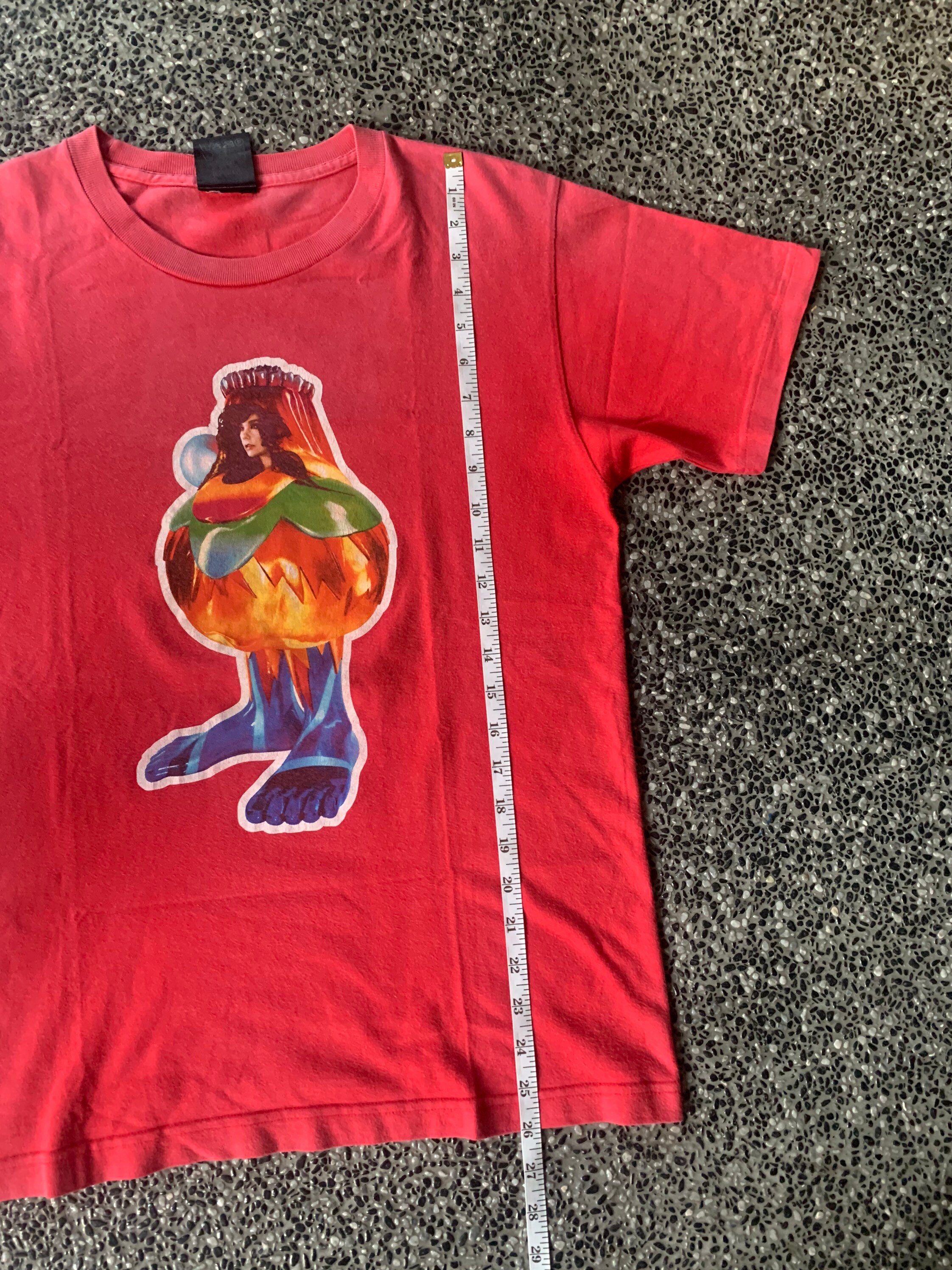 BJORK Tシャツ 00s ヴィンテージ VOLTA ツアーT フォトプリント