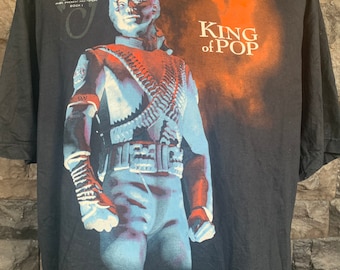 Camiseta vintage del Rey del Pop de los años 90