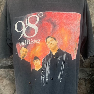 1998 98 Degrees T-Shirt: L – Philthy Vintage Clothing