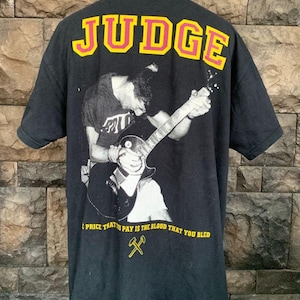 Vintage Judge New York Hardcore Band NYHC T shirt