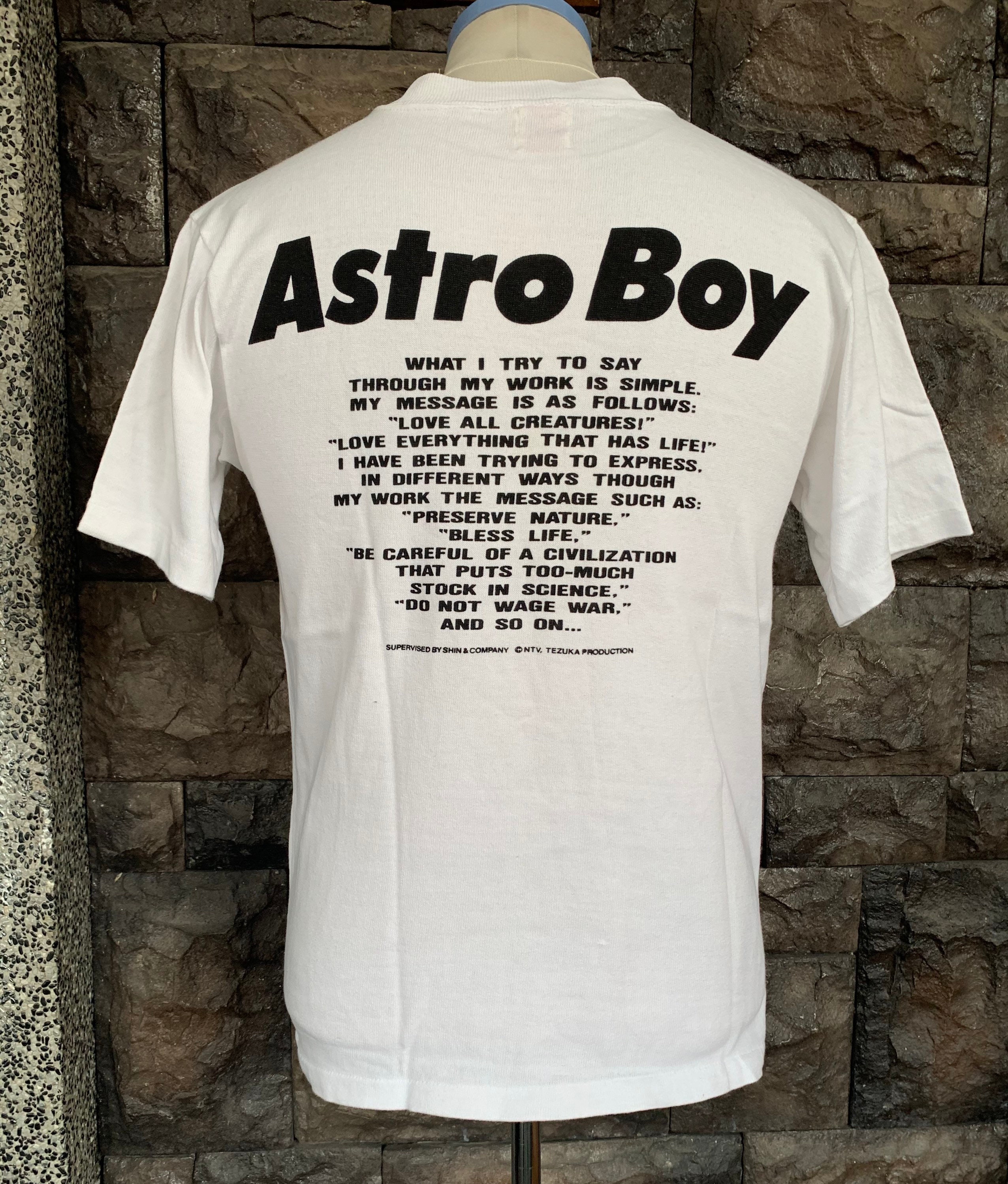 Vintage Astro Boy Japanese Anime Tshirt -  Hong Kong