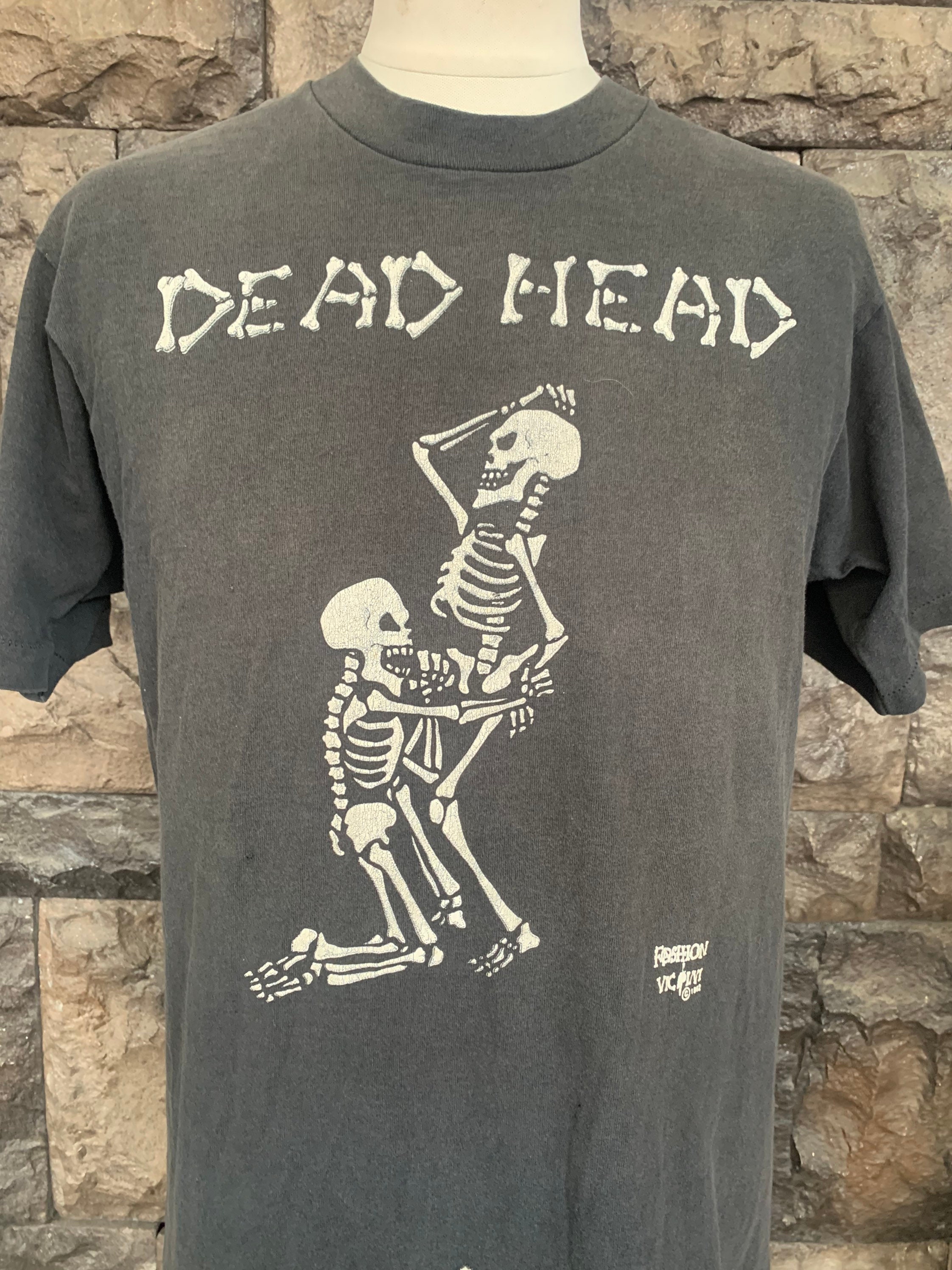Vintage 90s Dead Head Fashion Victim T 