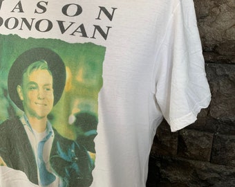 Vintage 80s Jason Donovan Australian Actor and Singer T