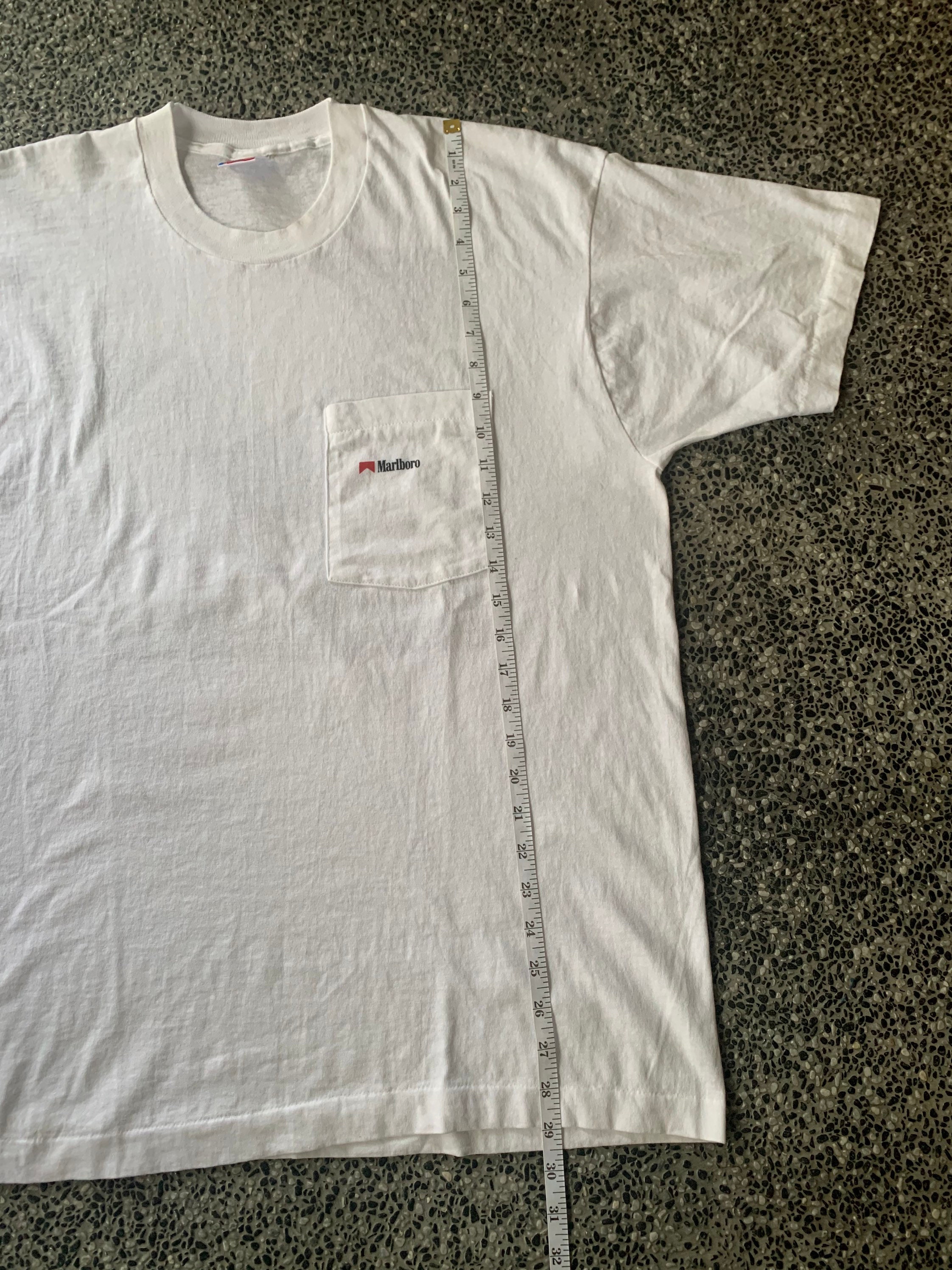 Vintage 90s Marlboro Man Pocket T Shirt 