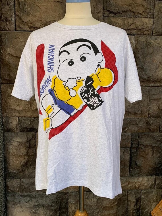 Vintage Shin Chan Japanese comedy cartoon t shirt