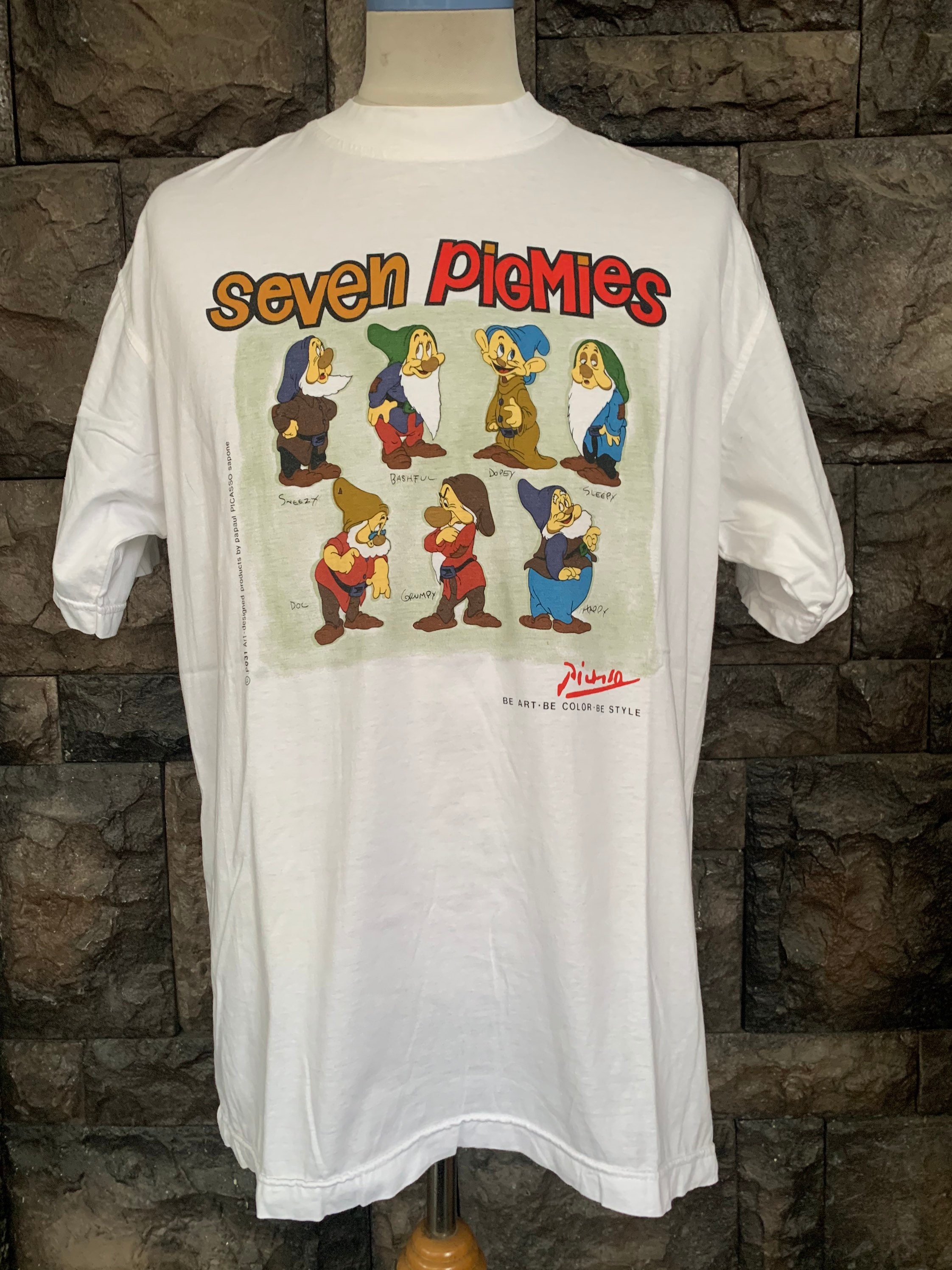 ヴィンテージ アートtシャツ ピカソ 90s ピカソ Picasso ヴィンテージTシャツ アート USA製 当時物