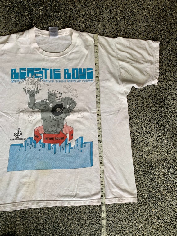 Vintage Beastie Boys Rap Rock Band Tour Tshirt - image 8
