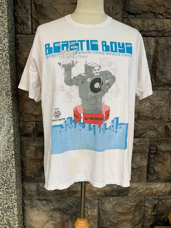 Vintage Beastie Boys Rap Rock Band Tour Tshirt - image 1