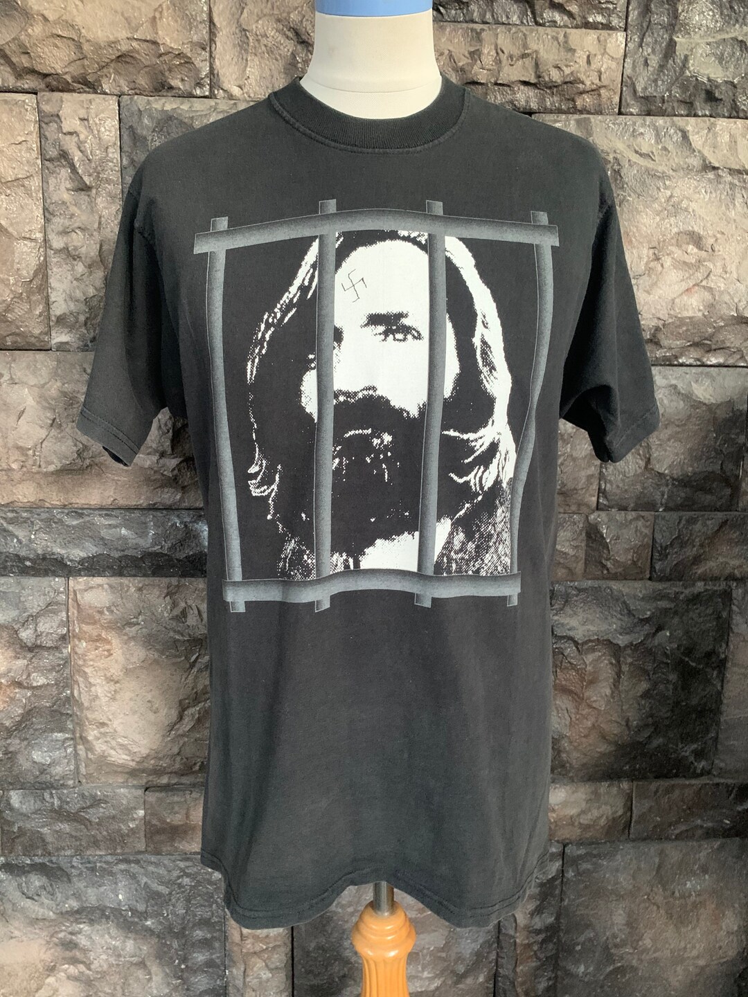 Vintage Charles Manson Charlie Will Never Surf T Shirt - Etsy Vintage Charles Manson Charlie Will Never Surf T Shirt - Etsy