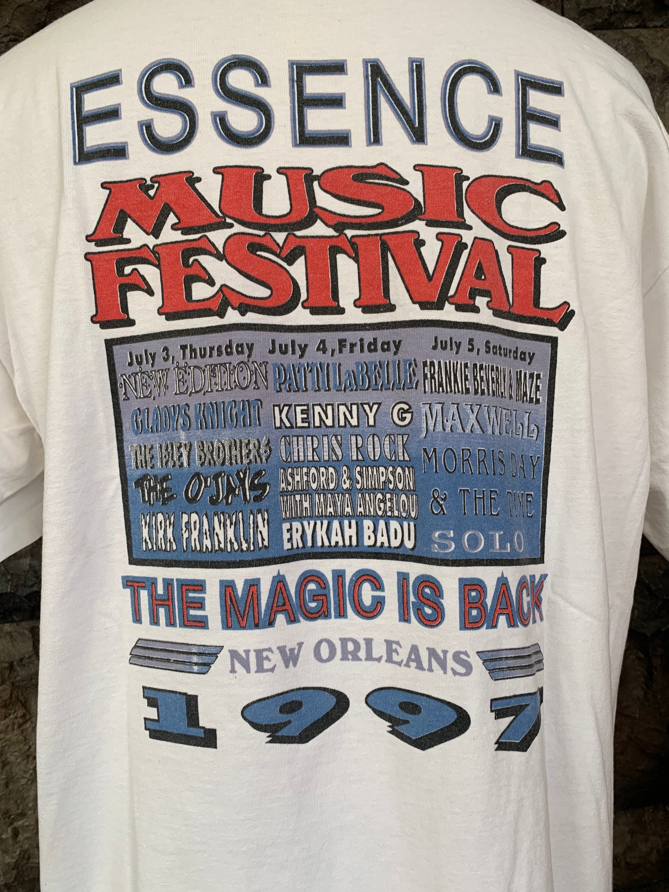 Essence music festival2002ビンテージフェスTシャツ Essence music festival2002ビンテージフェスTシャツ