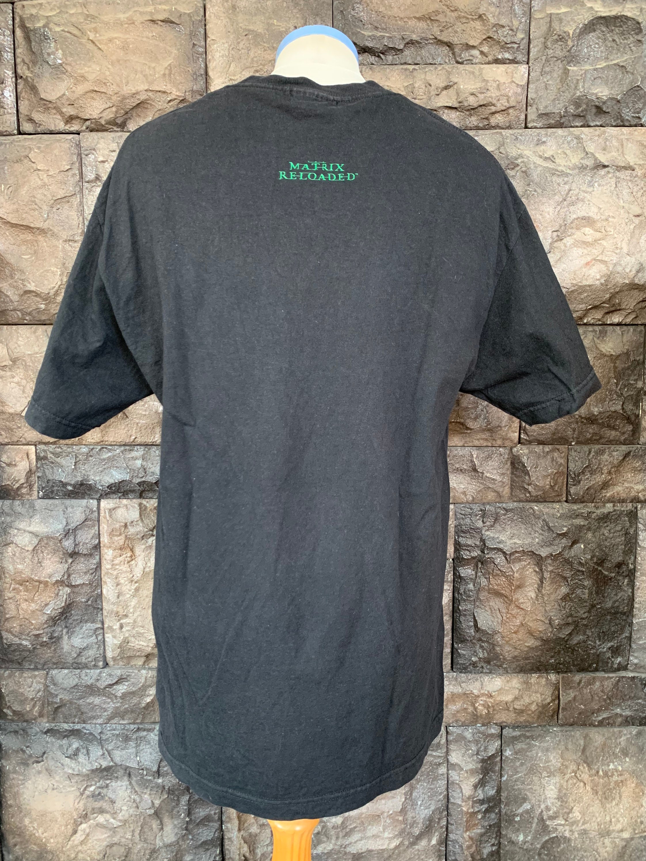 00s The MATRIX RELOADED MOVIE TEE 映画T VINTAGE 2003 THE MATRIX RELOADED MOVIE PROMO SAMSUNG T SHIRT