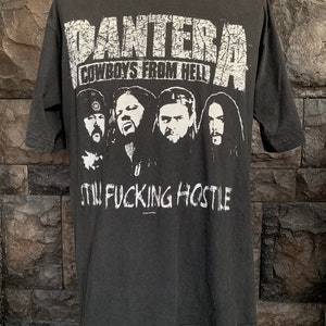 Vintage PANTERA Cowboys From Hell Reinventing The Steel Tour 2000 Band T Shirt