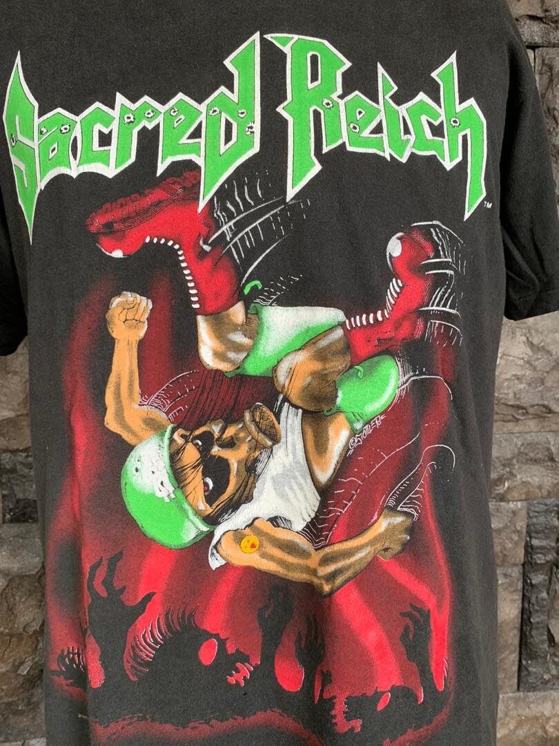 Vintage 90s Sacred Reich Band T Shirt - Etsy