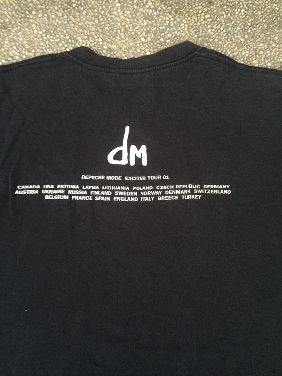 vintage 2001 Depeche Mode Exciter Tour Band t-shi… - image 5