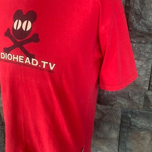 Vintage Radiohead Rock Band T shirt