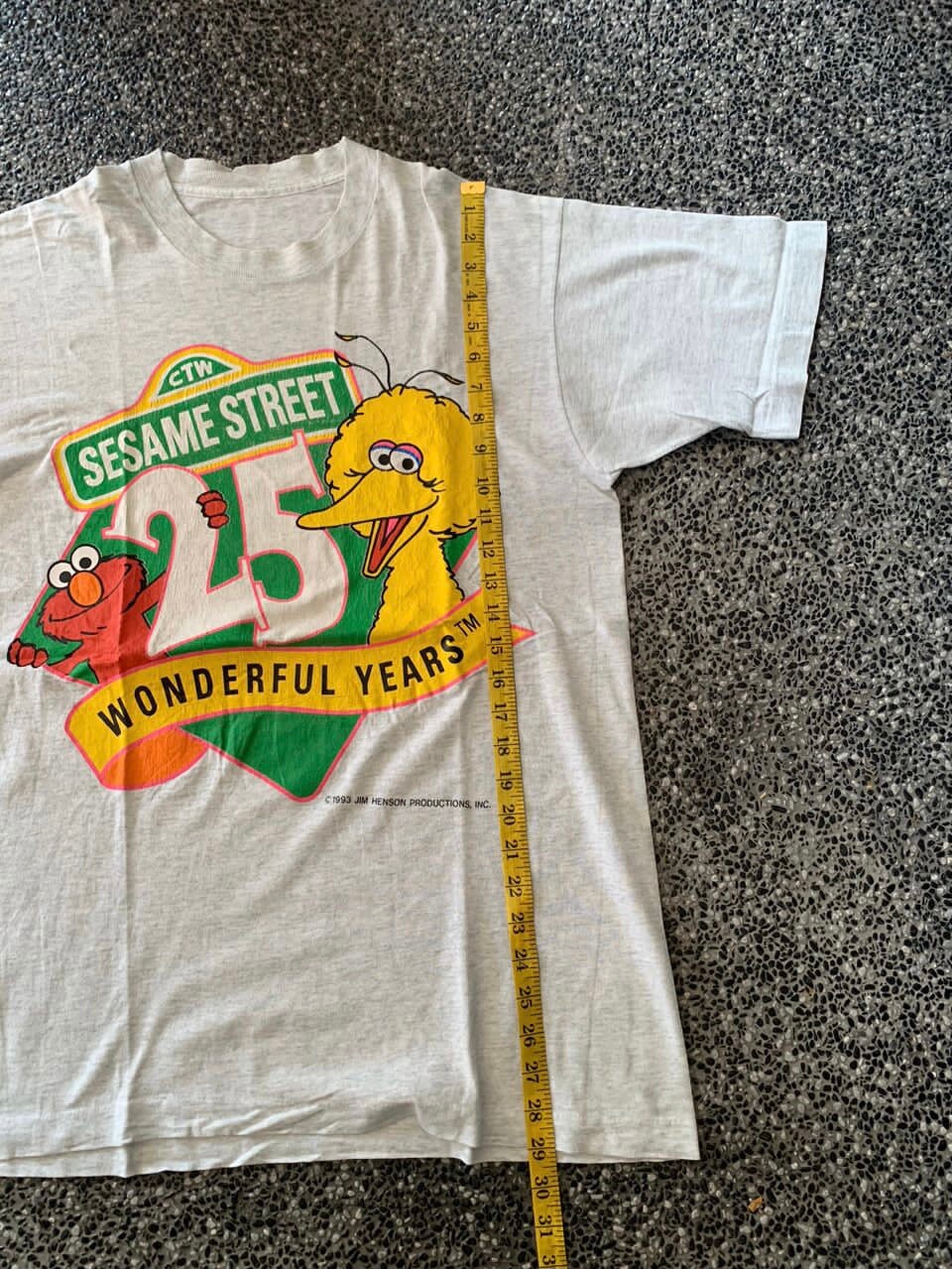 Vintage 90s Sesame Street 25th Anniversary T-shirt - Etsy