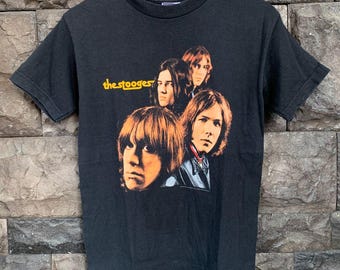 Camiseta vintage de la banda de rock The Stooges de 2003