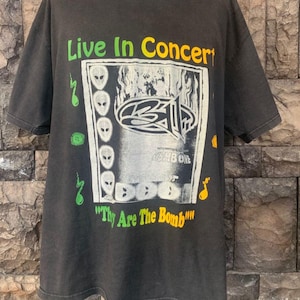 Vintage 90er Jahre 311 Live In Concert With SpecialGuest Fishbone-Rockband-T-Shirt
