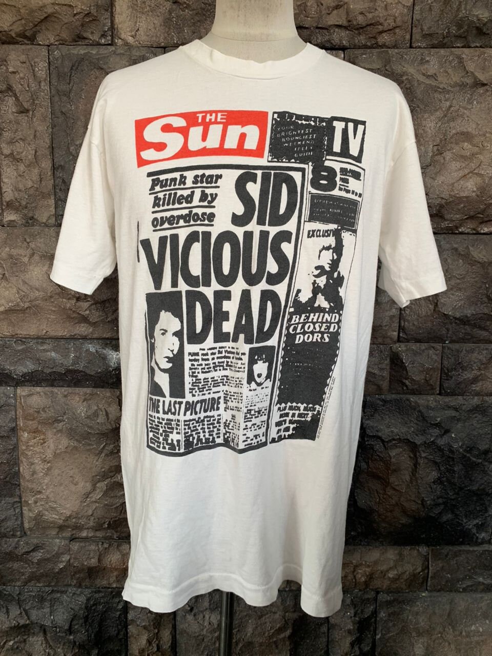 Vintage 90s Sid Vicious The Sun Headline Punk Rock T Shirt - Etsy 日本