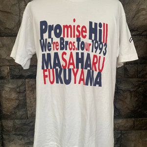 Camiseta vintage de los años 90 Masaharu Fukuyama Tour 1993