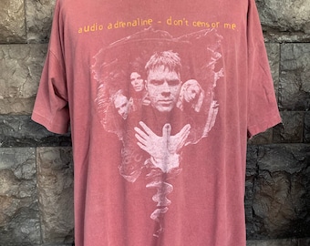 Maglietta vintage anni '90 Audio Adrenaline Rock Band