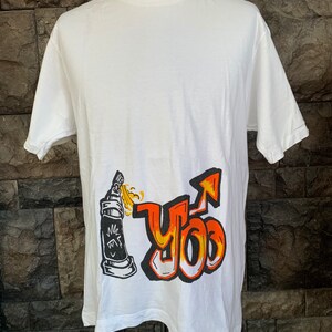 Vintage 90s Yoo-Neek Streetwear / Graffiti Street T shirt