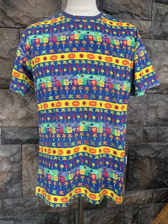 Vintage CLUB MED Fullprint / Overprint T Shirt - Etsy