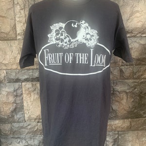 Vintage Fruit Of The Loom Big Logo T shirt