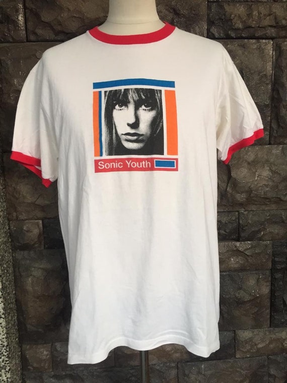 Vintage 90s Rare!! Sonic Youth jane birkin ringer