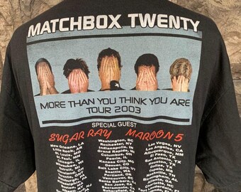 Vintage 2003 Matchbox Twenty Tour Special Guest Sugar Ray