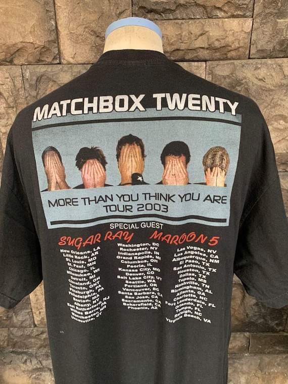 Vintage 2003 Matchbox Twenty Tour Special Guest Sugar Ray and