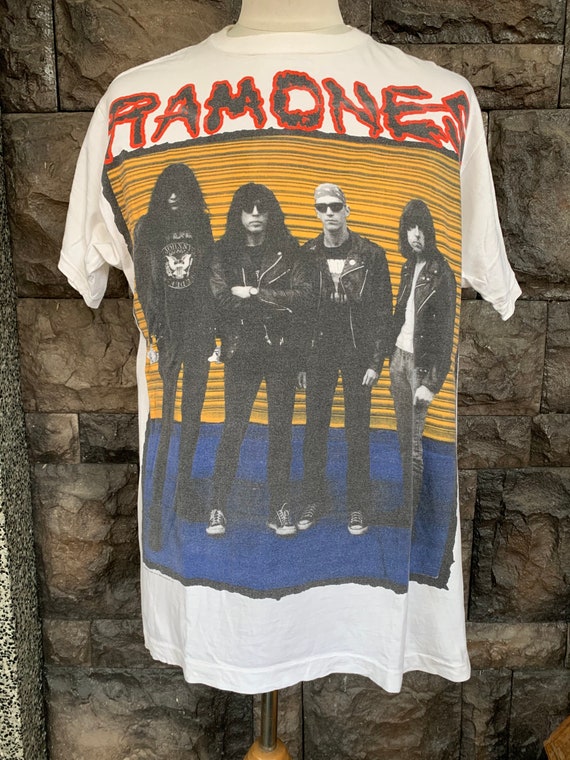 VINTAGE 1989 RAMONES Brain Drain Concert Tour T - SHIRT 80s - Etsy